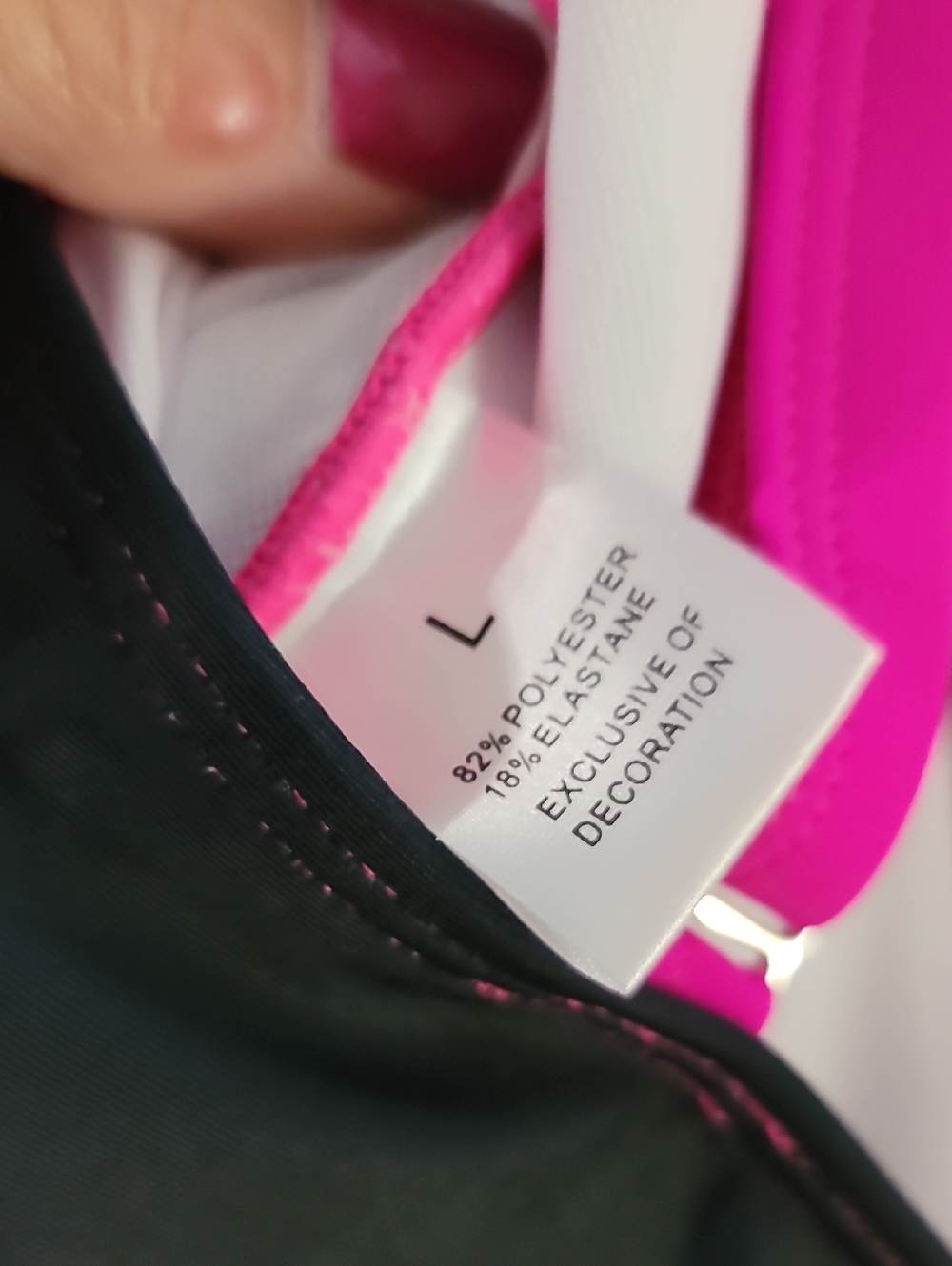 Pink Layered Ruffle Tankini Top - Picture 6 of 8